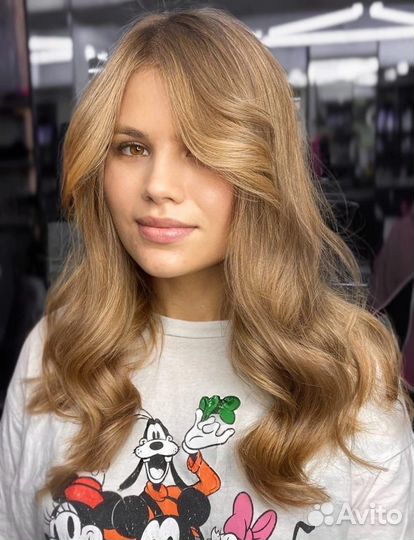 Сложное окрашивание парикмахер блонд аиртач