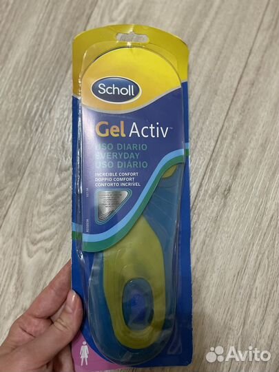 Стельки scholl gel activ 38-42