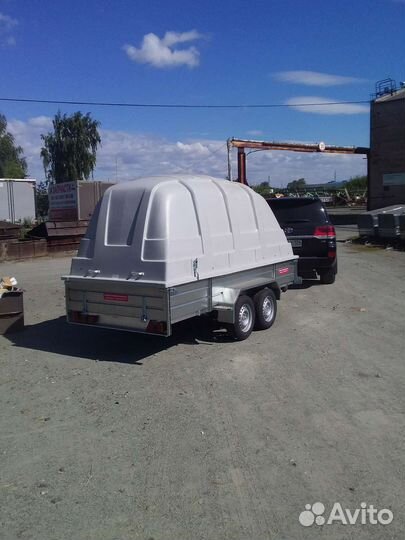 Прицеп лав 81013 3.5*1.5м с крышкой jaxal (швеция)