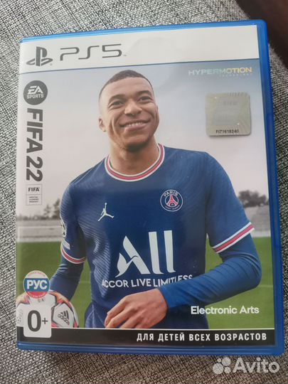Диск FIFA 22 ps5