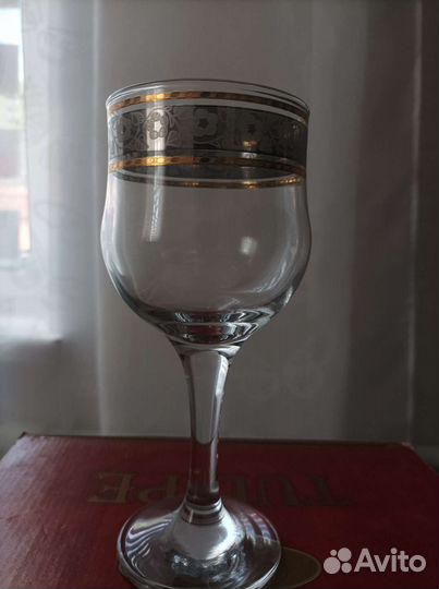 Новые Бокалы коньяк, вино, шамп., по лиц. Турция
