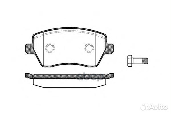 Колодки торм.пер. nissan Micra/Note 1.4-1.6 03