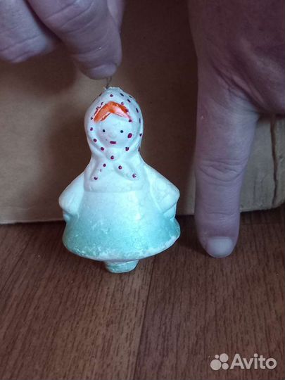 Елочная игрушка СССР. Пенопластовая