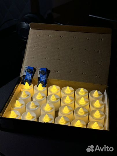 Свечи светодиодные LED 24 шт