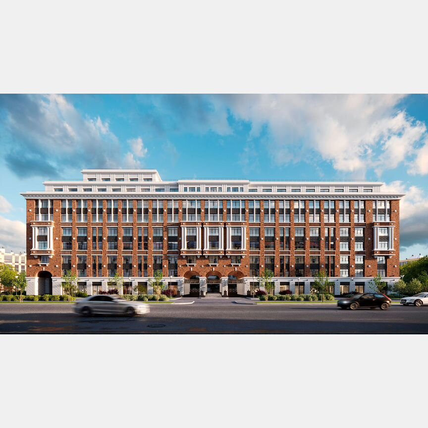 3-к. квартира, 120,1 м², 6/9 эт.