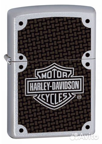 Зажигалка zippo Harley-Davidson Satin Chrome