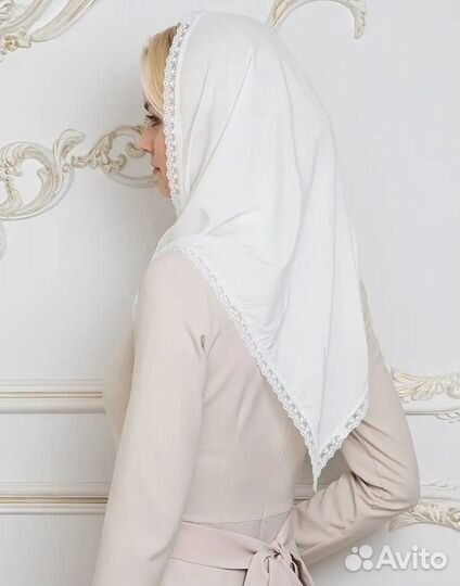 Платок новый/косынка/для церкви/для храма/крестины