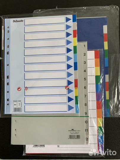 Разделители листов А4