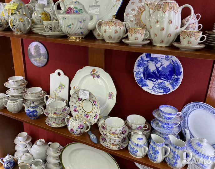 Старинный фарфор. Чайные и кофейные пары