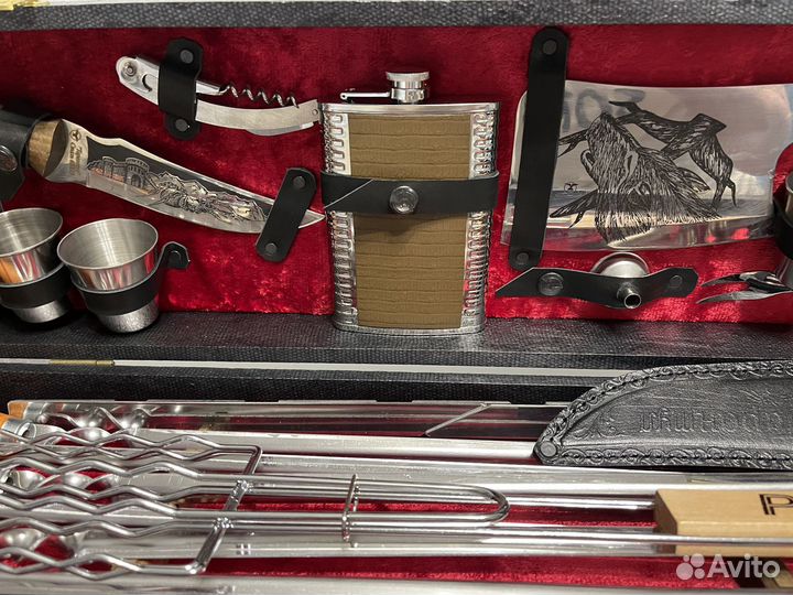 Набор для пикника в чемодане