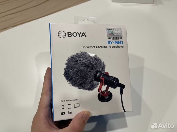 Микрофон новый для камеры и телефона