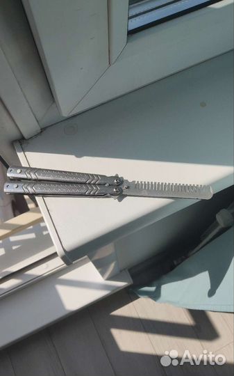 Тренировочный нож бабочка расческа