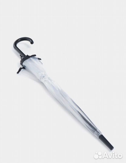 Зонт трость прозрачный
