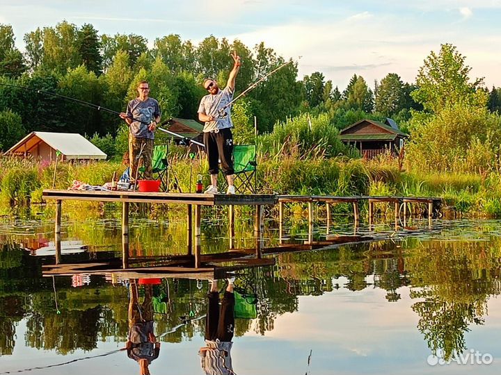 Рыбалка на базе отдыха 