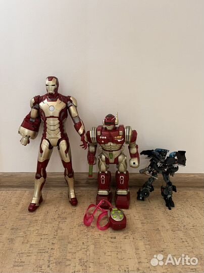 Роботы железный человек набор игрушек для мальчика