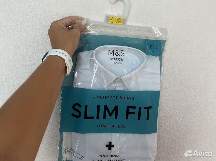 Marks spencer рубашка 128