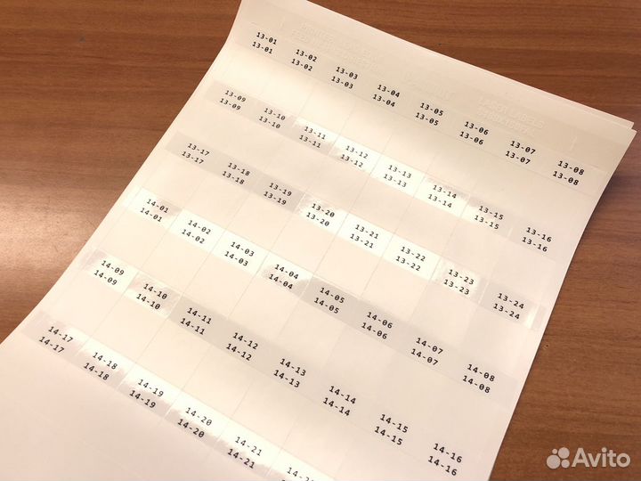 Напечатаю маркировку для кабелей