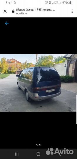 Nissan Largo, 1998