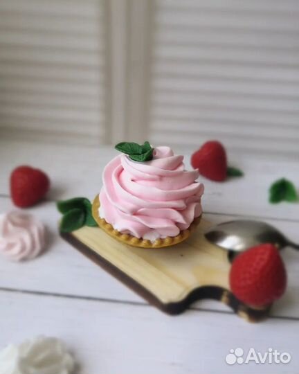 Мыло ручной работы Тарталетка с кремом