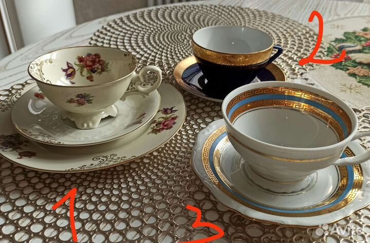 Чашка с блюдцем