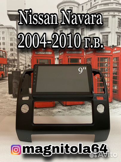 Android магнитола на Nissan Navara 04-10