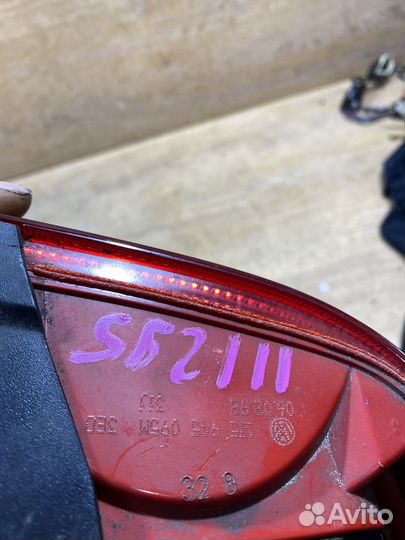 Фонарь задний левый Volkswagen Bora Арт. 111295