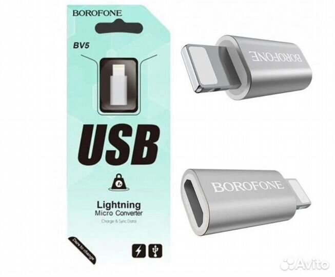 Переходник Lightning - microusb Borofone BV5