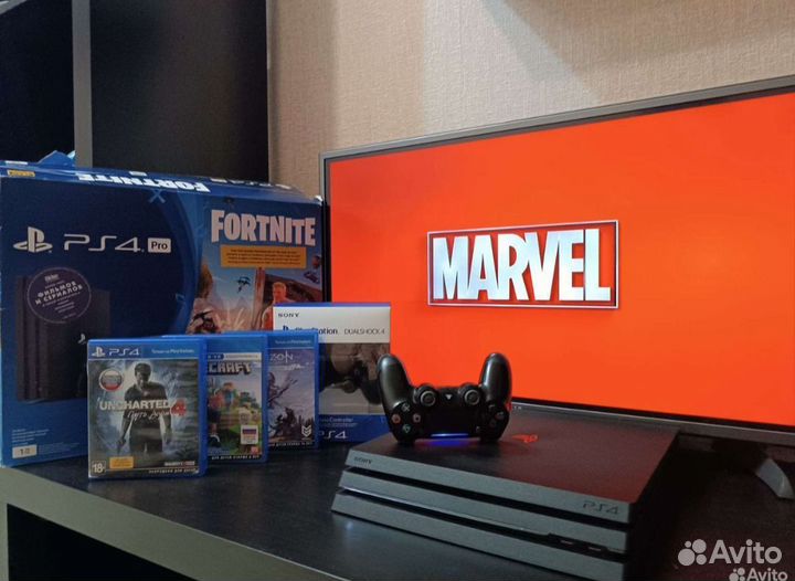 Sony PS4 PRO+куча топовых игр