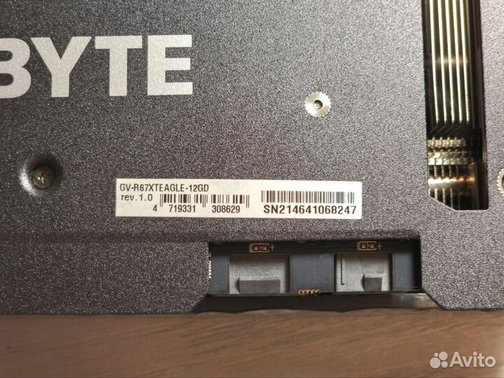 Видеокарта gigabyte Radeon RX 6700 XT eagle 12GB