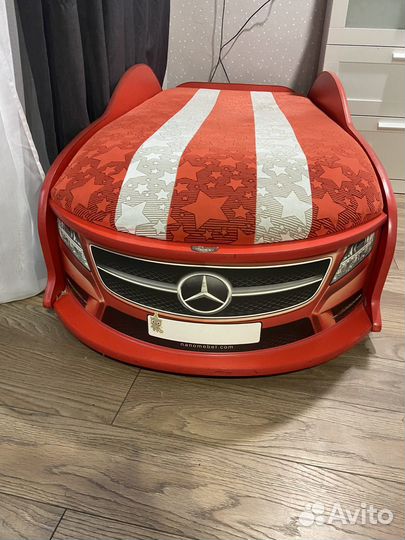 Кровать машина с подсветкой