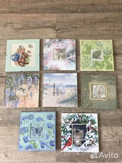 Картина вышитая крестом ручная работа