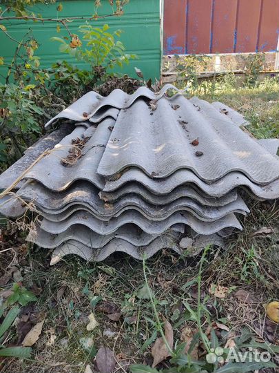 Шифер 8 волновой бу
