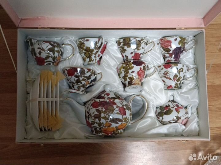 Чайный сервиз фарфор royal crown