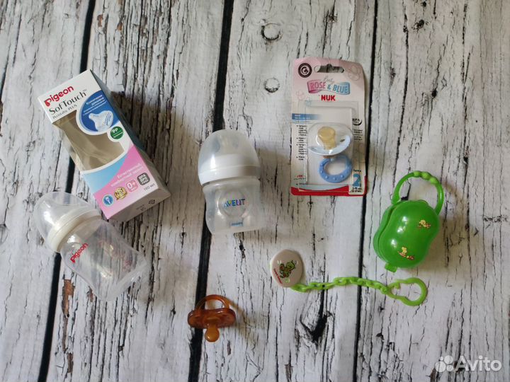Бутылочки для кормления, соски - пакет
