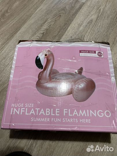 Надувной круг фламинго