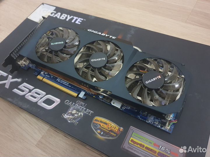 Видеокарта Gigabyte gtx 580