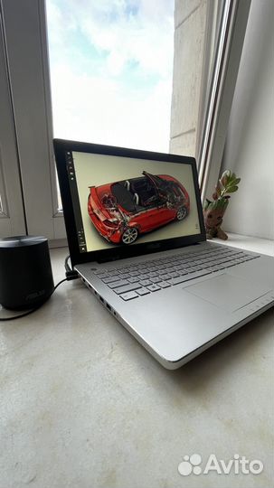 Ноутбук 15.6 дюйма, asus i7 4700 4gb жосткий 512gb