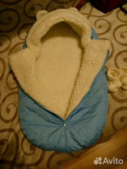 Конверт зимний на выписку