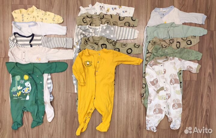 Пакет вещей до года мальчику