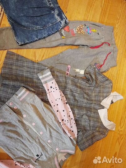 Вещи пакетом на девочку 116 122