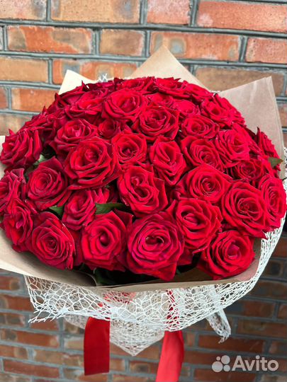 Роза 51 101 букет доставка цветов