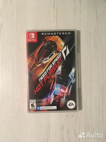 Nintendo Switch Need for Speed картридж