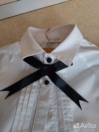 Рубашка школьная colabear 130