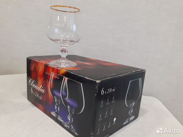 Фужеры bohemia Claudia 6 * 250 ml