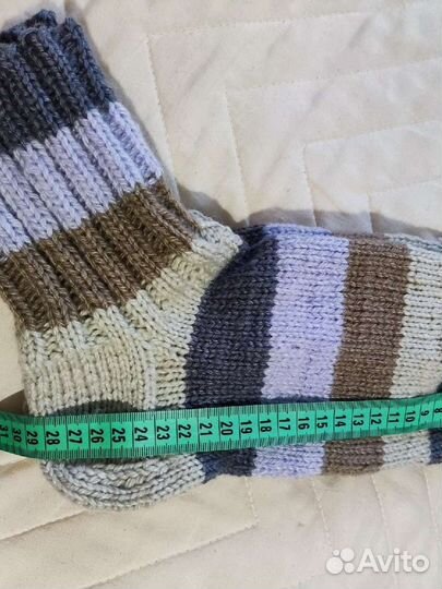 Носки вязаные, ручная работа