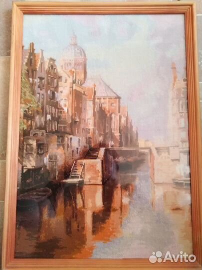 Картина ручная работа. вышевка