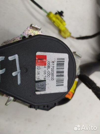 Б/У Ремень безопасности 13443557 opel