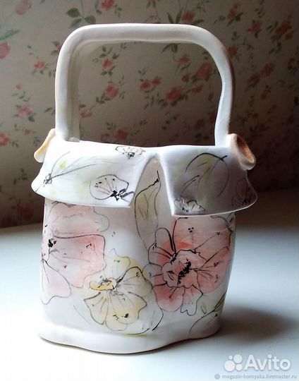 Вазочка керамическая