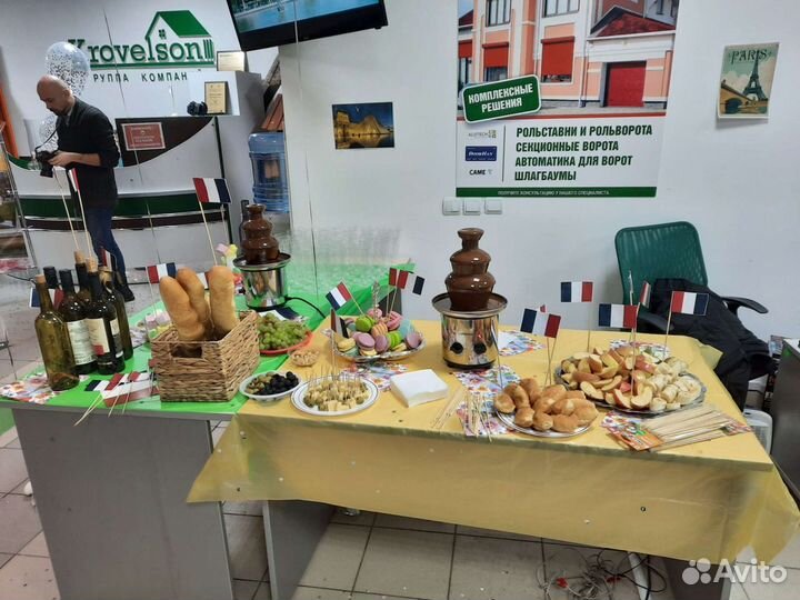 Шоколадный фонтан в аренду