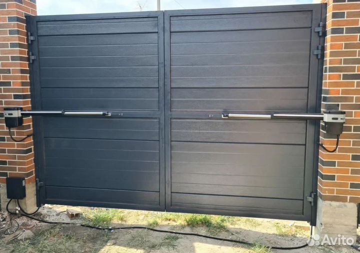 Автоматика распашных ворот Алютех доставка